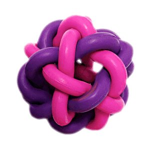 Brinquedo Pet Ruff Enuff Bola Estrela para cães ativos Roxo e Rosa