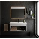 Ver imagem 1 de Gabinete Armário para Banheiro 60cm Mdf com Cuba - Livorno Lineo