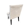 Cadeira De Jantar Bela com Tachas Suede Bege - Dominic Decor - 3