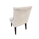 Ver imagem 3 de Cadeira De Jantar Bela com Tachas Suede Bege - Dominic Decor