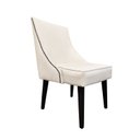 Ver imagem 1 de Cadeira De Jantar Bela com Tachas Suede Bege - Dominic Decor