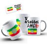 Caneca Cerâmica Bandeira Etiópia Visitei E Amei Viagem - 2