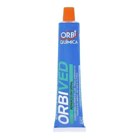 Adesivo de Silicone Orbived Incolor para Faróis e Lanternas 50g