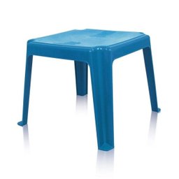 Conjunto de Mesa e 4 Cadeiras Decoradas Infantil Teddy Azul - 3