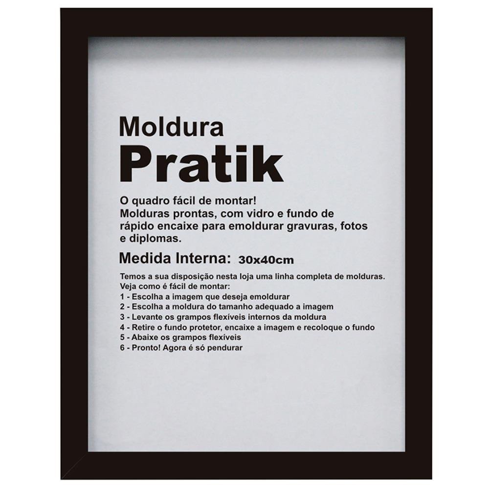 Moldura Kapos Pratik Remember para 1 Foto 32x42cm - 1