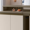 Ver imagem 5 de Kit Ilha Gourmet Connect com Balcões 40cm e Porta Toalha Duna/cristal - Móveis Henn