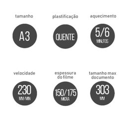 Plastificadora Professional A3 A4 Escritório 220v - 4