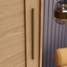 Guarda-roupa Casal Cayman 2 Portas 6 Gavetas 100% Mdf Ripado Nature - Henn - 6