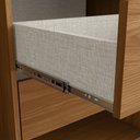 Ver imagem 5 de Guarda-roupa Casal Cayman 2 Portas 6 Gavetas 100% Mdf Ripado Nature - Henn