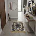 Ver imagem 2 de Tapete Persa Royal Creme 50x85cm Fio Acetinado - Ideal para Quarto e Sala