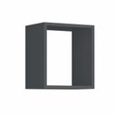 Ver imagem 2 de Kit 3 Nichos Juju Grafite Fosco - Reller Móveis