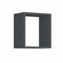 Ver imagem 2 de Kit 3 Nichos Juju Grafite Fosco - Reller Móveis