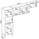 Ver imagem 2 de Kit Cozinha Compacta com Balcão para Pia + Armário Aéreo Amêndola/ Branco