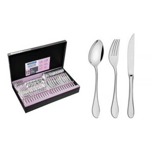 Faqueiro Aço Inox 72 Peças (Faca para Churrasco) ITALY
