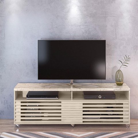 Rack Bancada Frizz Cross Calacata Off White - Madetec