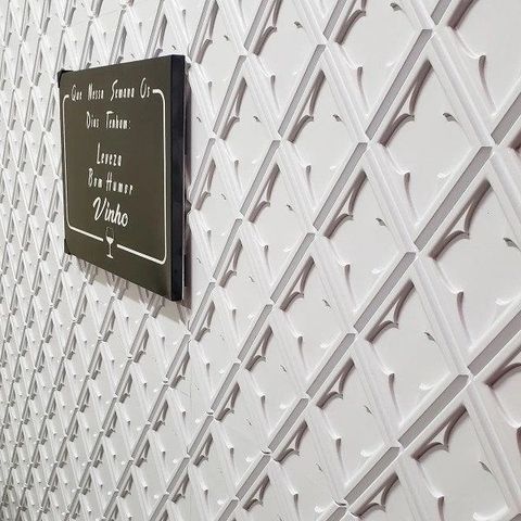 Kit de 12 Placas Decorativa 3d Revestimento Modelo Venetto Rendimento 3m²