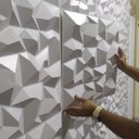 Ver imagem 4 de Kit de 22 Placas Decorativa 3d Revestimento Modelo Alpes Rendimento 5,5m²