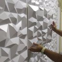 Ver imagem 4 de Kit de 26 Placas Decorativa 3d Revestimento Modelo Alpes Rendimento 6,5m²