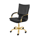 Ver imagem 1 de Cadeira Office Denver Baixa - Dourada:dourado Matte