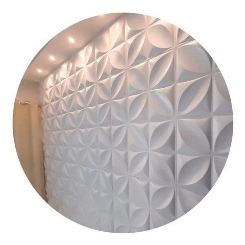 Kit de 20 Placas Decorativa 3d Revestimento Modelo Primavera Rendimento 5m²