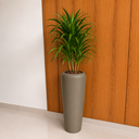 Ver imagem 2 de Vaso de Fibra de Vidro Estilo Vietnamita Florida g 95cm Bronze Fosco