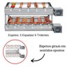 Churrasqueira Elétrica Giratória Inox 11 Espetos Modelo 2A Mot Direito - 3