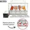 Churrasqueira Elétrica Giratória 4 Espetos Mod. AG Robust Mot Esquerdo - 3