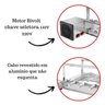 Churrasqueira Elétrica Giratória 4 Espetos Mod. AG Robust Mot Esquerdo - 4