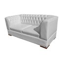 Ver imagem 2 de Sofá ChesterField Dubai 2,30 Corano Branco Sala/Recepção