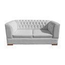 Ver imagem 1 de Sofá ChesterField Dubai 2,30 Corano Branco Sala/Recepção