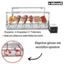 Ver imagem 3 de Churrasqueira Elétrica Giratória 6 Espetos Mod. AG Robust Mot Direito