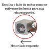 Churrasqueira Elétrica Giratória Inox 4 Espetos Modelo Baixo Mot Esquerdo - 7