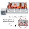 Churrasqueira Elétrica Giratória Inox 4 Espetos Modelo Baixo Mot Esquerdo - 3