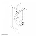 Ver imagem 4 de Fechadura Externa para Porta de Correr Inox 901 Stam