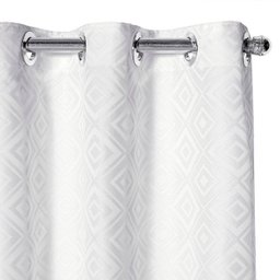 Cortina Jacquard Atenas Diamond 2,70 M X 1,60 M Branco - 1