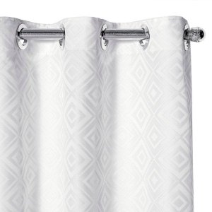 Cortina Jacquard Atenas Diamond 2,70 M X 1,60 M Branco