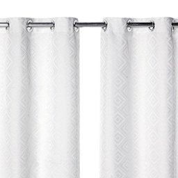 Cortina Jacquard Atenas Diamond 2,70 M X 1,60 M Branco - 2
