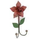 Ver imagem 1 de Cabide de Ferro Para Toalhas e Panos Cozinha e Banheiro Artesanal de Ferro com Rosa Libertas Rosas A