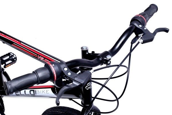 Bicicleta Aro 29 Shimano Freio à Disco 21M. Velox Branca/Vermelho - Ello Bike - 6