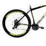Bicicleta Aro 29 Shimano Freio à Disco 21M. Velox Preto/Amarelo Limão - Ello Bike - 5