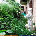 Ver imagem 2 de Macacão Segurança Roupa de Proteção Química Passar Veneno - P