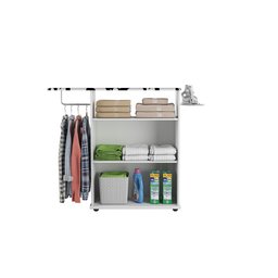 Tabua Amelia 2 Portas Branco Preto Luxo - 3