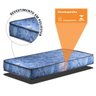 Colchão Solteiro Gazin D20 188x88x12 Azul Supreme - 2