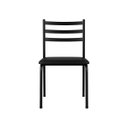 Ver imagem 4 de Kit 2 Cadeiras para Mesa de Jantar Cozinha Assento Estofado Isa Preta