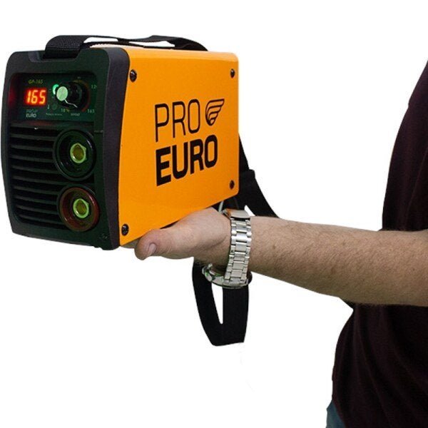 Máquina de solda inversora gp-165 - bivolt - pró euro + 250gr eletrodo 6013 - 2,5mm - 7