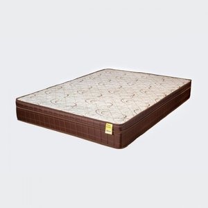 Colchão Casal Apolospuma De Espuma D-33 Dreemy Ultra138x188x25cm Marrom Com Branco ApoloSpuma