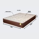 Ver imagem 3 de Colchão Casal Apolospuma De Espuma D-33 Dreemy Ultra138x188x25cm Marrom Com Branco ApoloSpuma