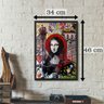 Quadro Grande Decoração Home Office Elegante Moderno Revenda:Monalisa Grafit Geek - 3