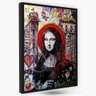 Quadro Grande Decoração Home Office Elegante Moderno Revenda:Monalisa Grafit Geek - 1