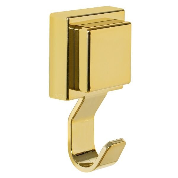 Gancho Multiuso Cabide Toalheiro Fixação por Ventosa Dourado - 1